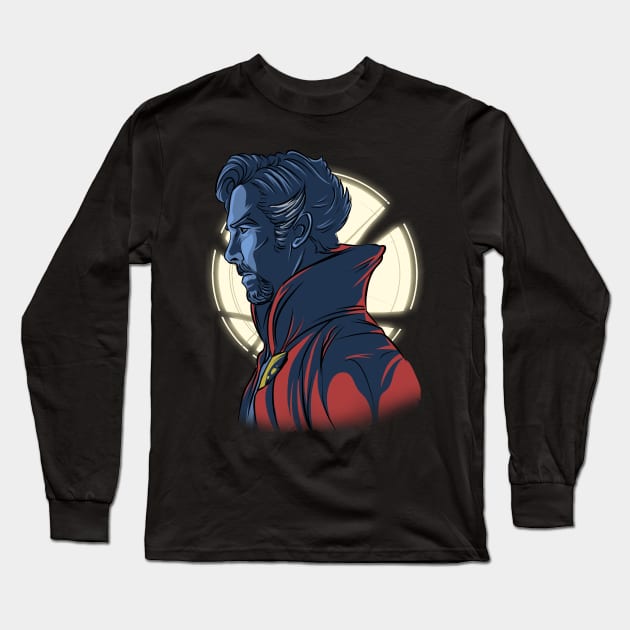 Doctor Strange Long Sleeve T-Shirt by Gerkyart